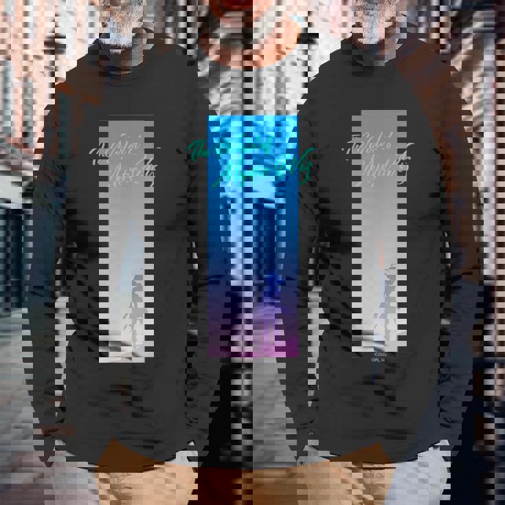 黒猫のウィズ ウィズ E 長袖Tシャツ 高齢者への贈り物