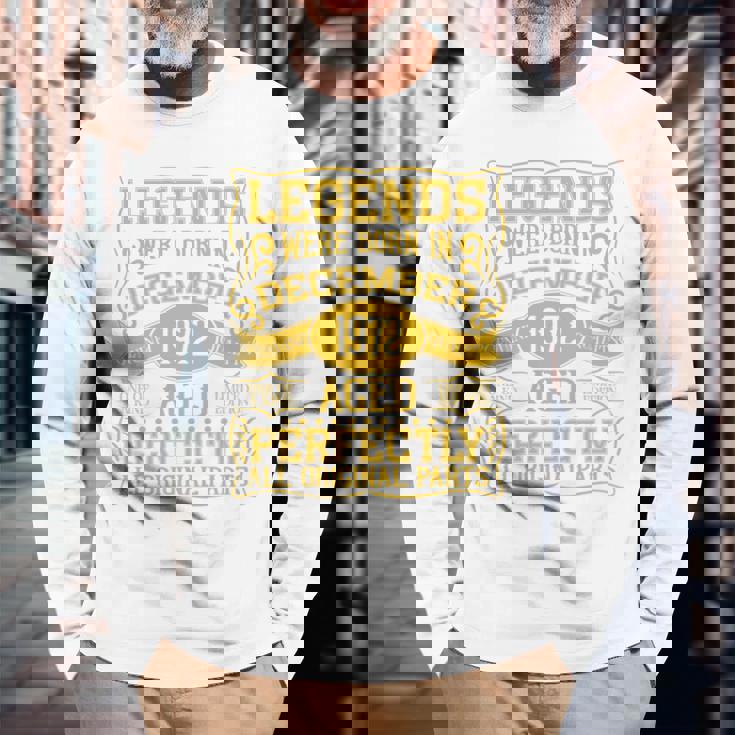 1972年12月に誕生した52歳の誕生日レジェンド。 長袖tシャツ 長袖Tシャツ 高齢者への贈り物