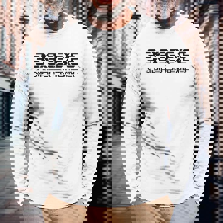 3X3Exeuper Premier ワンポイントロゴ 長袖Tシャツ 高齢者への贈り物