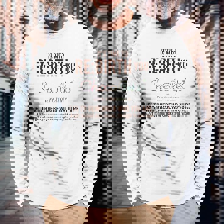 Awaken 長袖Tシャツ 高齢者への贈り物