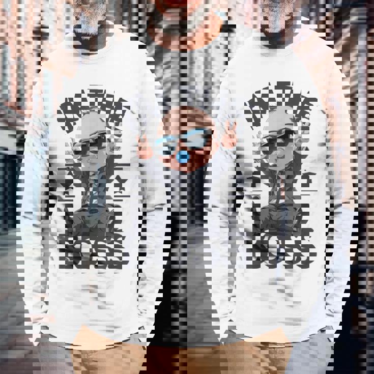 Baby Boss I'm The Boss レトロ Like A Boss キッズ 長袖Tシャツ 高齢者への贈り物