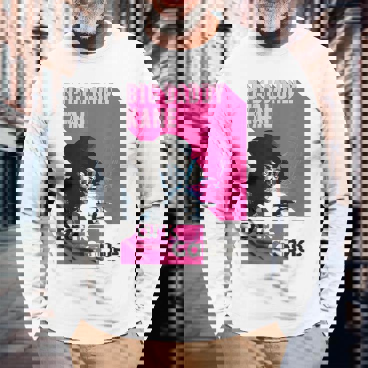 Big Daddy Kane ダークゲーブル 長袖Tシャツ 高齢者への贈り物