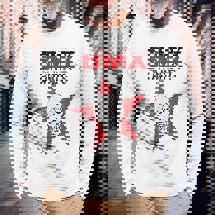 Bmx Bandits パンクロックグランジ アンティーク調グラフィックtシャツ 長袖Tシャツ 高齢者への贈り物