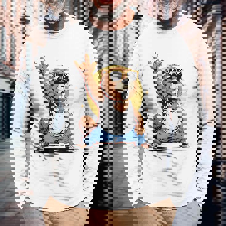 Bober Rock Music メンズ 子供 レディース Bobr Bòbr 水フランネル 長袖Tシャツ 高齢者への贈り物