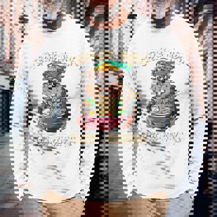 Bobr Kurwa Cesarz Miski ポーランド語 日本語 Bòbr Kurwa 長袖Tシャツ 高齢者への贈り物