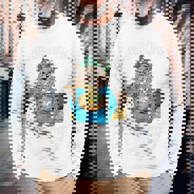Bobr Kurwa 面白ポーランド語 ボーバー クルワ ジャパン ラーメン クルワ 長袖tシャツ 長袖Tシャツ 高齢者への贈り物