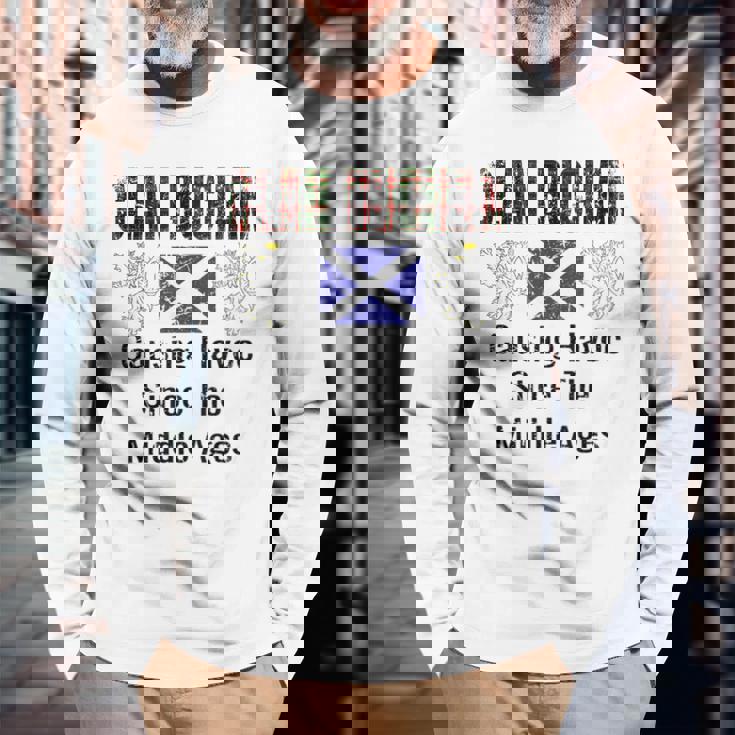 Clan Buchan Tartancottish Family Namecotland Pride 長袖Tシャツ 高齢者への贈り物