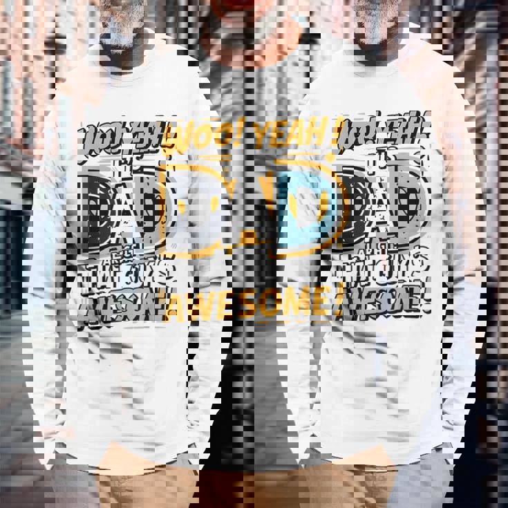 Dad Alright That Guys Awesome 父の日 長袖Tシャツ 高齢者への贈り物