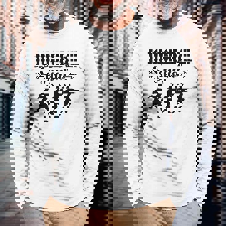 Dodgballquad Dodge Ball Game 長袖Tシャツ 高齢者への贈り物