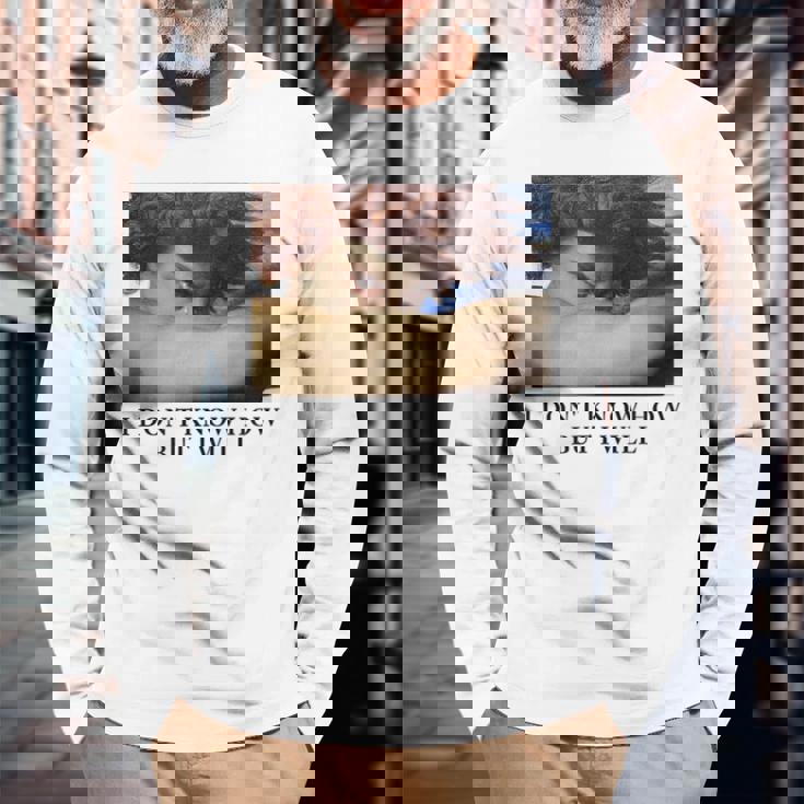 I Don't Know How But I Will – 堕天使 長袖Tシャツ 高齢者への贈り物