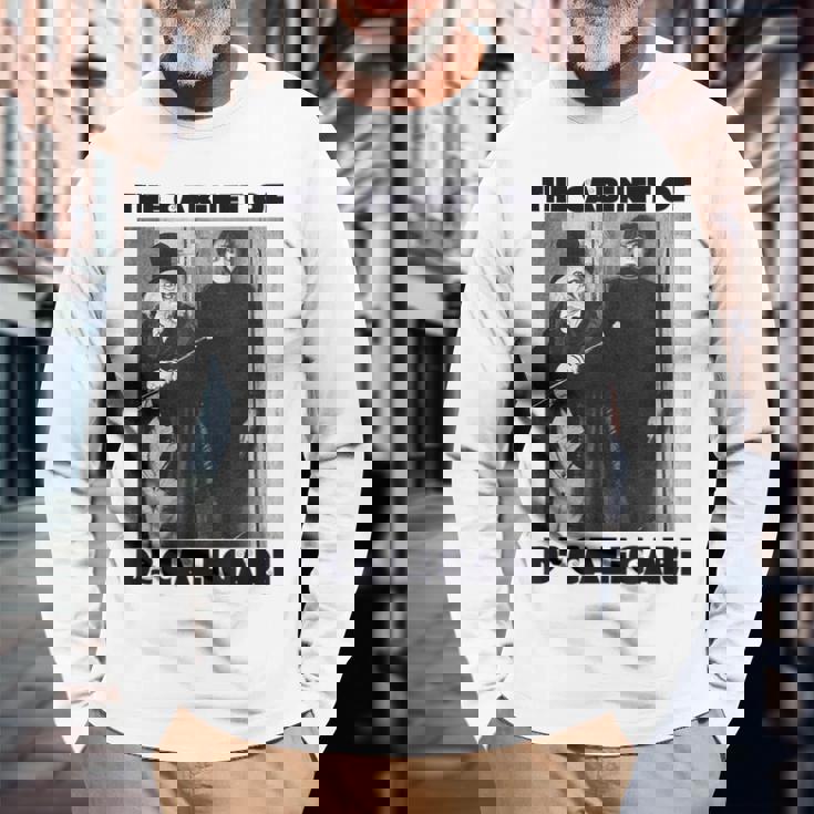 Dr Caligari ハロウィンモンスターポスター ヴィンテージホラー映画 長袖Tシャツ 高齢者への贈り物