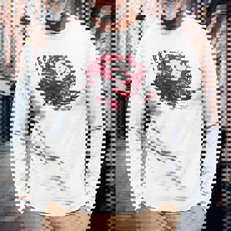 Dreamworks ヒックとドラゴン Toothless Ready To Fly 長袖Tシャツ 高齢者への贈り物