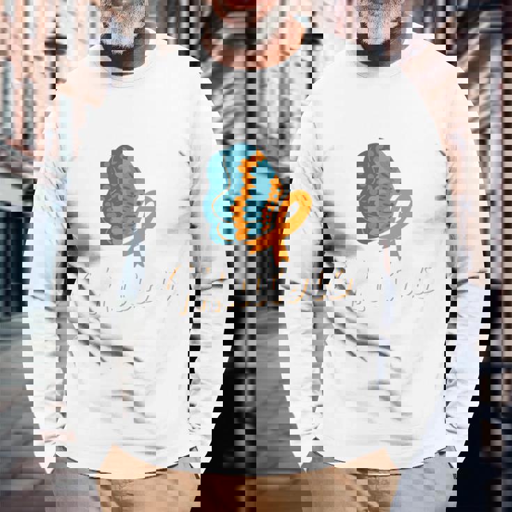 Early Detection Matters Ribbon Appendix Cancer Awareness 長袖tシャツ 長袖Tシャツ 高齢者への贈り物