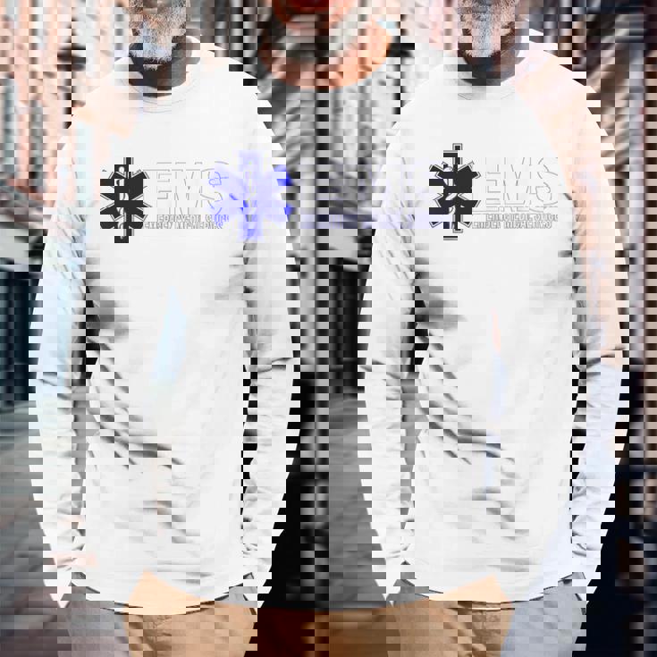 Emstar Of Life 救急医療サービス パラメディック Emt 長袖Tシャツ 高齢者への贈り物