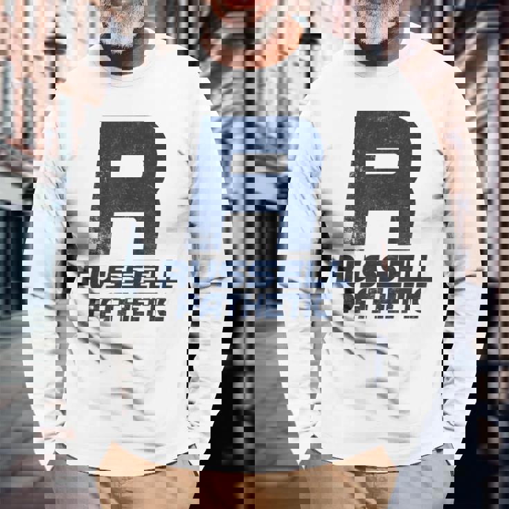 Russell Pathetic Unathletic プットダウン&インシュルト 長袖Tシャツ 高齢者への贈り物