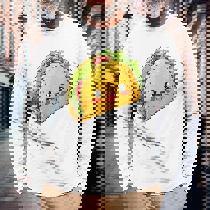 Tacoquad Kawaii Mexican Food Lover Intagetyle 長袖tシャツ 長袖Tシャツ 高齢者への贈り物