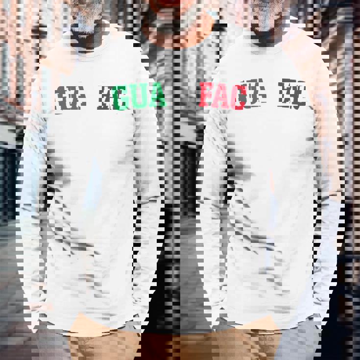 Guatafac ヒスパニック ラテン系アメリカ人 メキシコスラング 長袖tシャツ 長袖Tシャツ 高齢者への贈り物