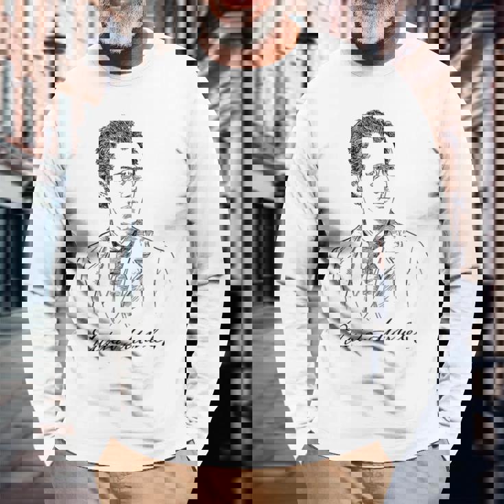 Gustav Mahler グスタフ・マーラー オーストリアの作曲家、指揮者。 音楽 長袖Tシャツ 高齢者への贈り物