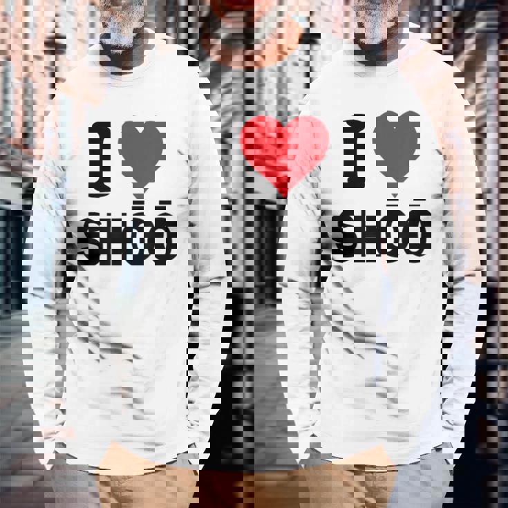 I Hearthoo Japan Love 日本土産 長袖Tシャツ 高齢者への贈り物