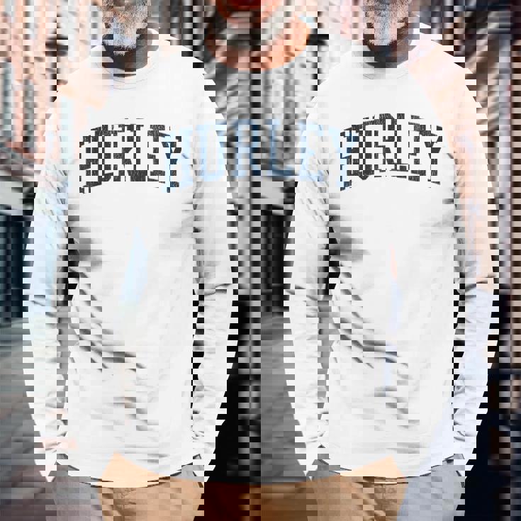 Hurley Ms ビンテージ アスレチック スポーツ Jsn2 ネイビープリント 長袖Tシャツ 高齢者への贈り物