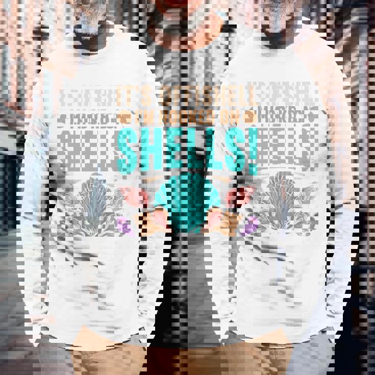 Its Offishell Im Hooked Onhells -Hell Collecting 長袖tシャツ 長袖Tシャツ 高齢者への贈り物