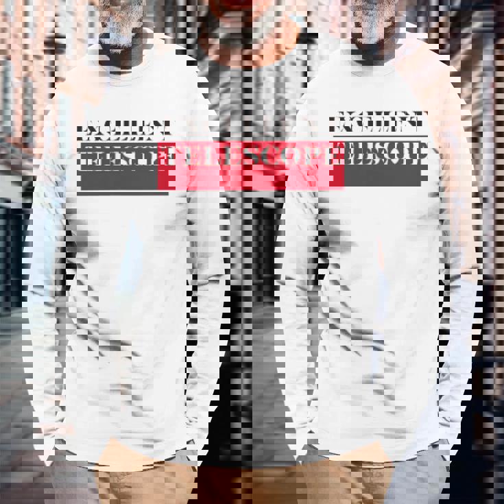 Kenko エクセレントテレスコープ 90年代復刻デザイン 両面デザイン淡色ボディ 長袖Tシャツ 高齢者への贈り物