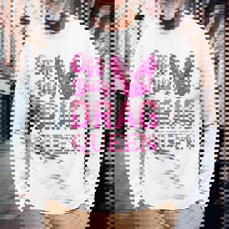 Lgbtqオフ会ドラァグクイーンプライド 長袖Tシャツ 高齢者への贈り物