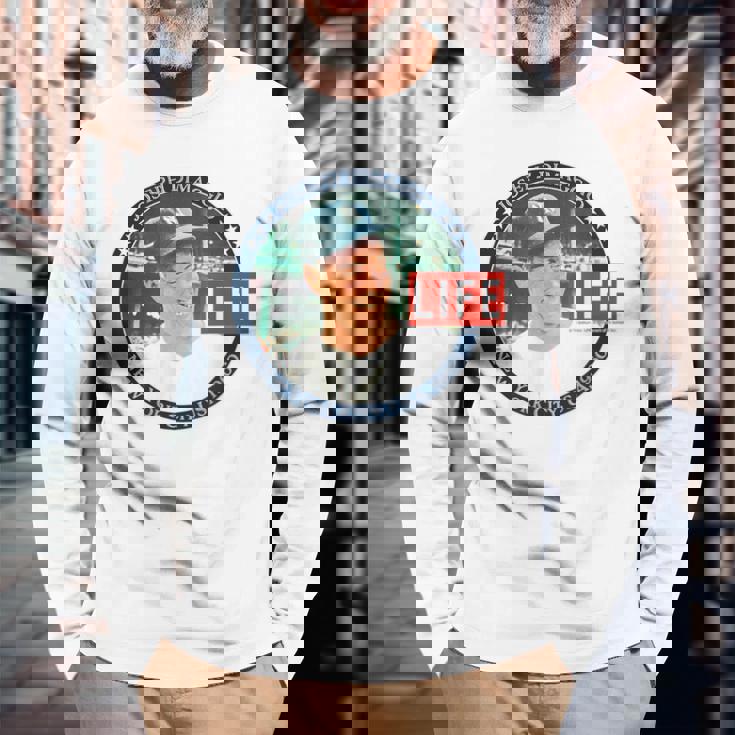 Life Picture Collection _ ジョー ディマジオ1 _ 野球 長袖Tシャツ 高齢者への贈り物