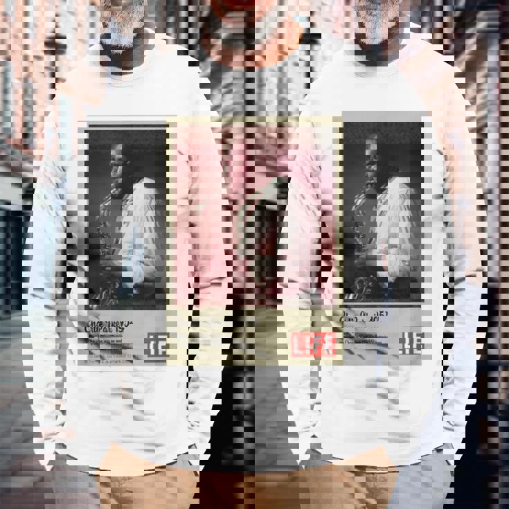 Life Picture Collection チャーリー パーカ ー ／ サックス（1） 長袖Tシャツ 高齢者への贈り物