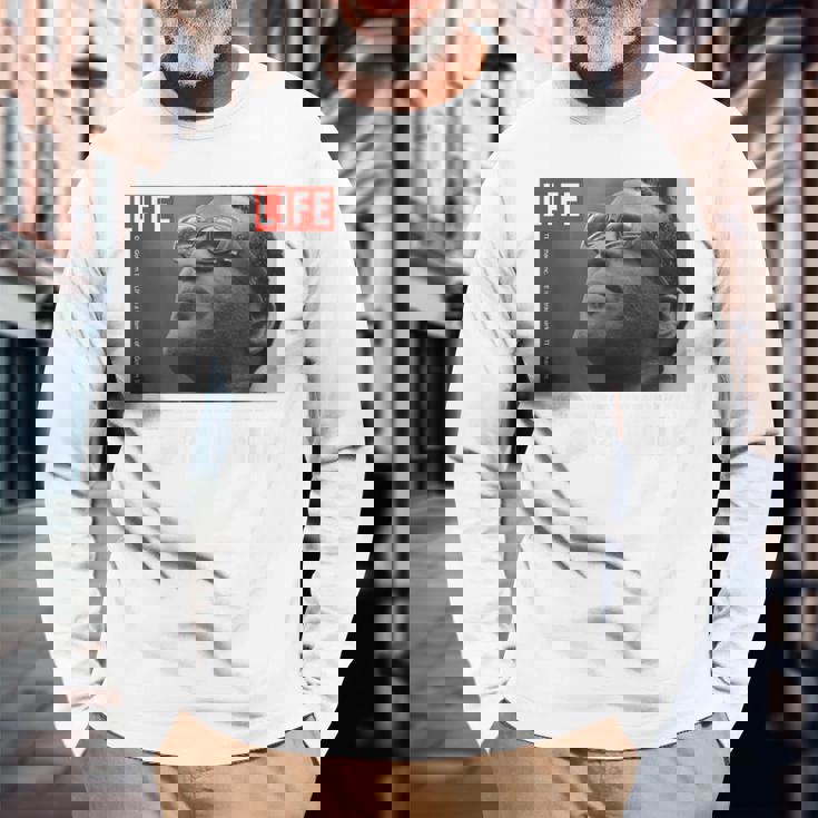 Life Picture Collection レイ チャールズ（1） 長袖Tシャツ 高齢者への贈り物