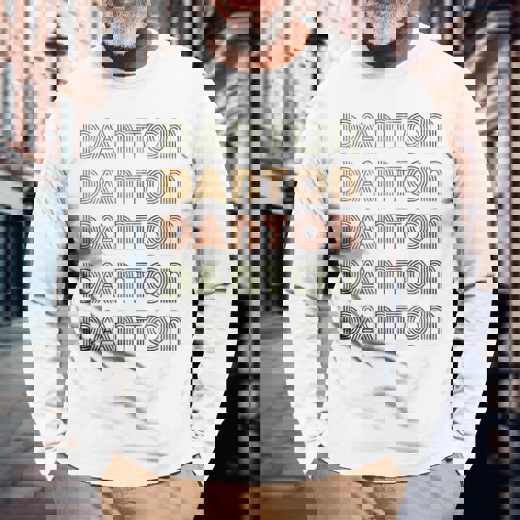 Love Heart Danton グランジ ビンテージスタイル ブラック ダントン 長袖tシャツ 長袖Tシャツ 高齢者への贈り物