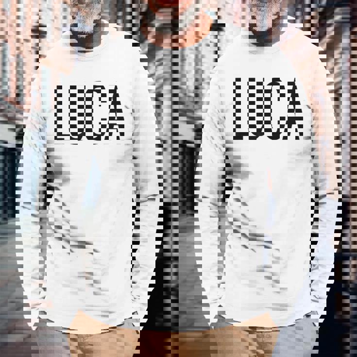 Luca 長袖Tシャツ 高齢者への贈り物