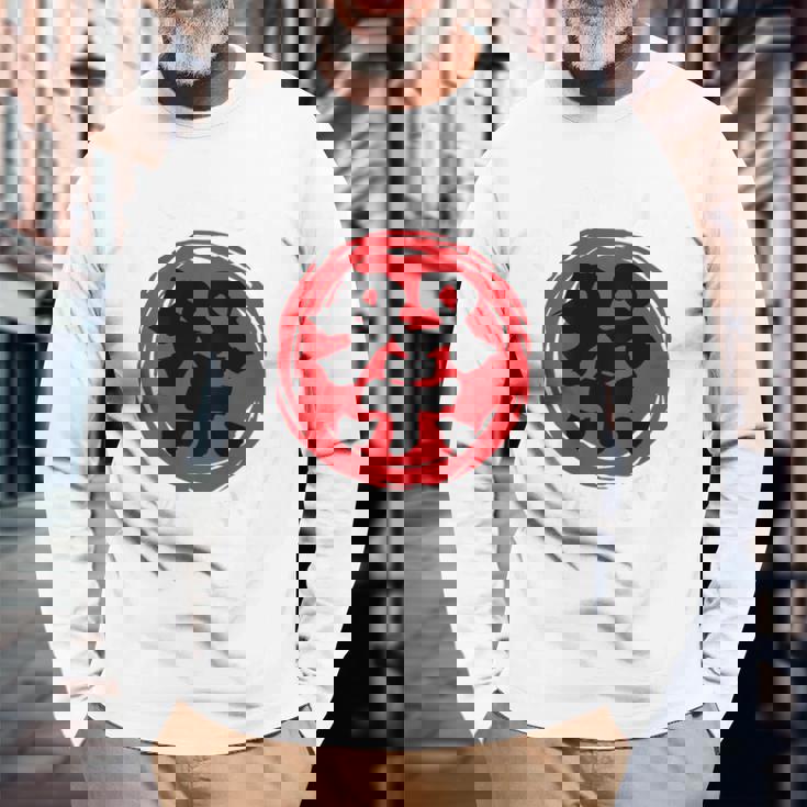 Matsuri 祭 日本の祭り バックプリント 東京 大阪 岸和田 京都 祇園 仙台 徳島 博多 青森 札幌 お土産 長袖Tシャツ 高齢者への贈り物