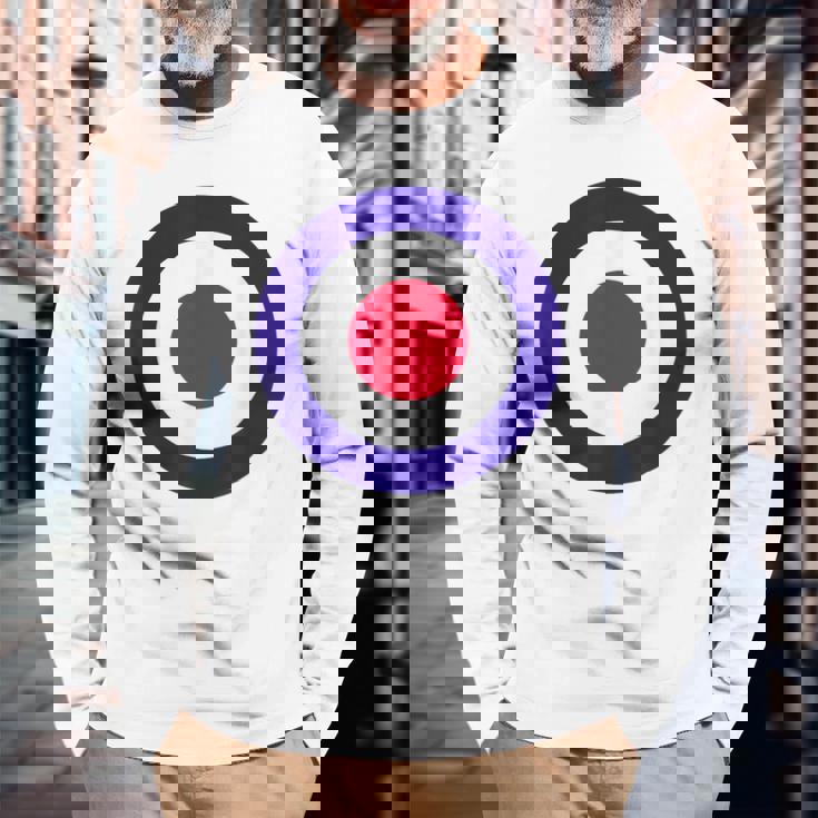 Mod Target レトロ Mods Arrow Targets ファッション 長袖Tシャツ 高齢者への贈り物