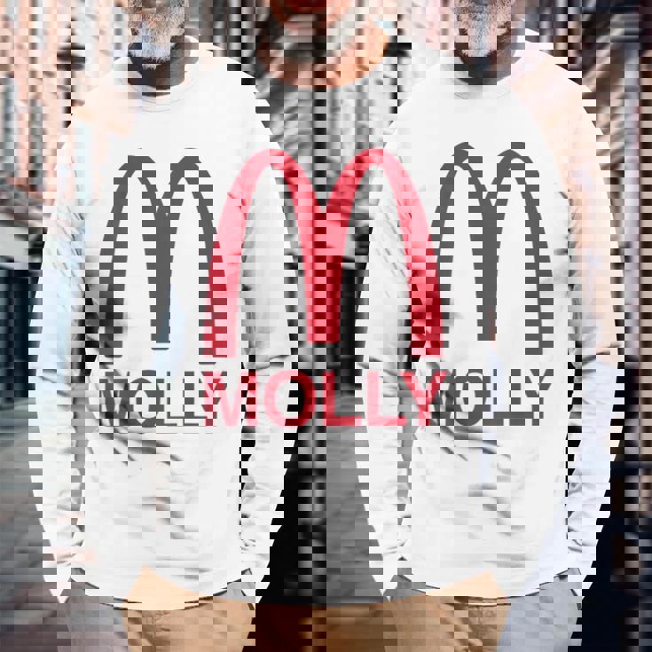 Molly Raveファッションedmtシャツ 長袖Tシャツ 高齢者への贈り物