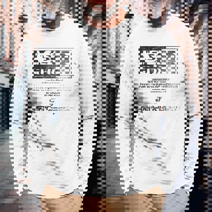 Msx Turbo R グリーン&ストーンウォッシュ効果 長袖Tシャツ 高齢者への贈り物