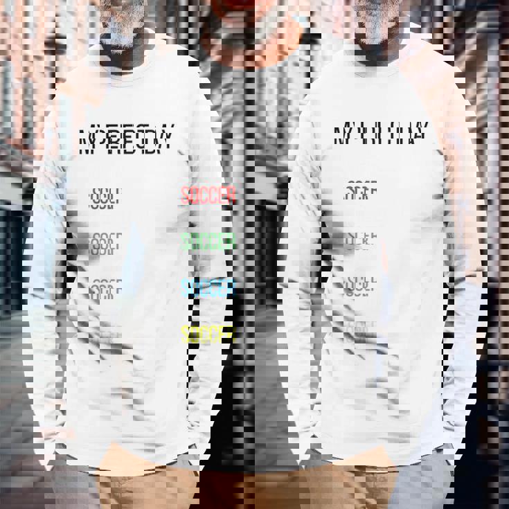My Perfect Day、サッカー 長袖tシャツ 長袖Tシャツ 高齢者への贈り物