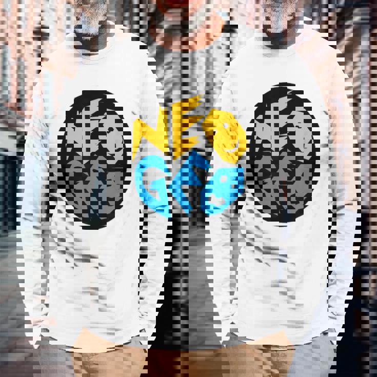 Neo Geo コンソールtシャツ レトロ 長袖Tシャツ 高齢者への贈り物
