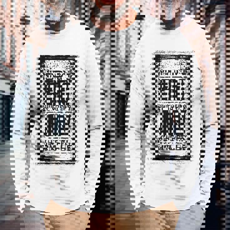 Niemand Is Perfect Jimny オフロード 4X4 アドベンチャー 4Wd Gj Hj Fj 長袖Tシャツ 高齢者への贈り物