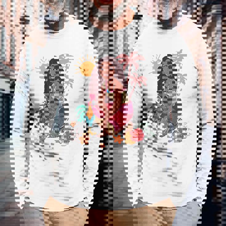 Niñosaianaunrise Camiseta de manga larga Regalos para ancianos