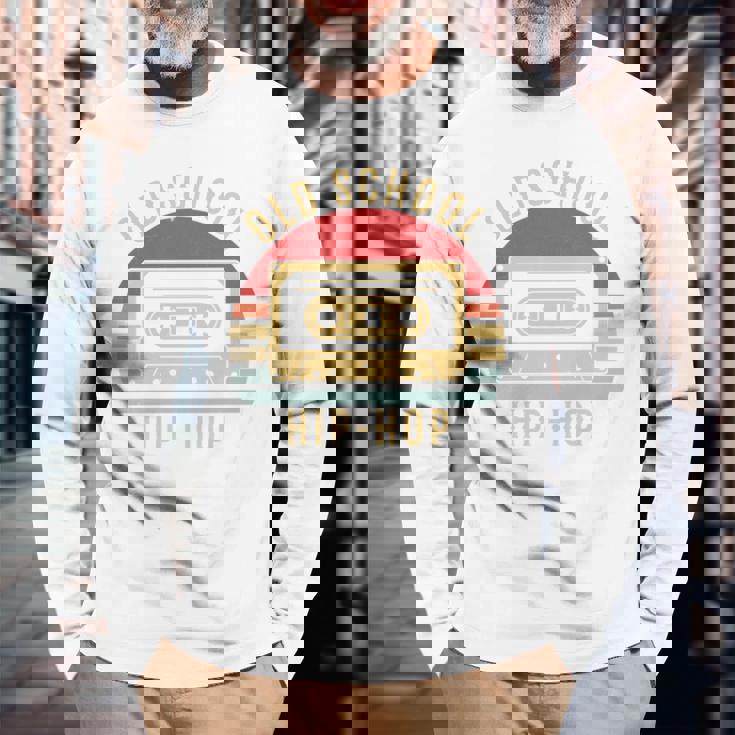 Oldchool ヒップホップ 80年代90年代音楽 長袖tシャツ 長袖Tシャツ 高齢者への贈り物