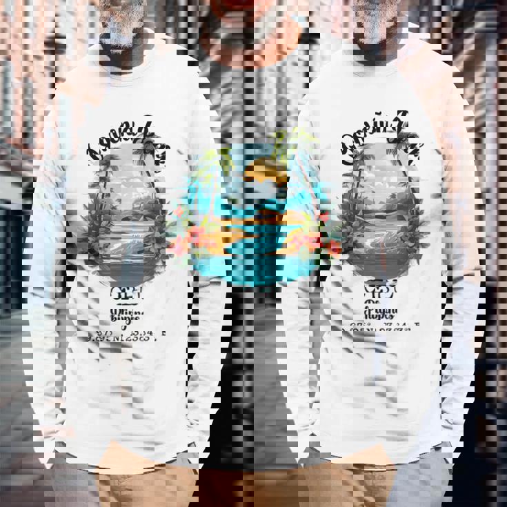 Osmeña Peak セブ フィリピン 島 バケーション お土産 長袖Tシャツ 高齢者への贈り物