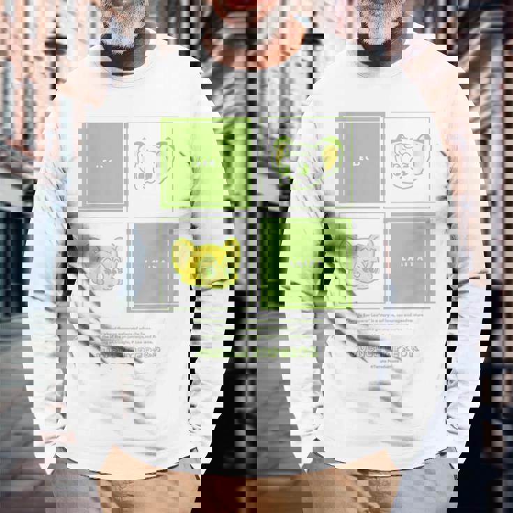 Penketch2 （ジャングル大帝） Ctezuka Productions 長袖Tシャツ 高齢者への贈り物