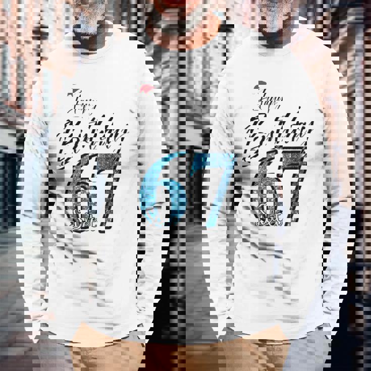 Perfectweet Xmas 67Th Bling Bling Birthday メンズ レディース 長袖Tシャツ 高齢者への贈り物
