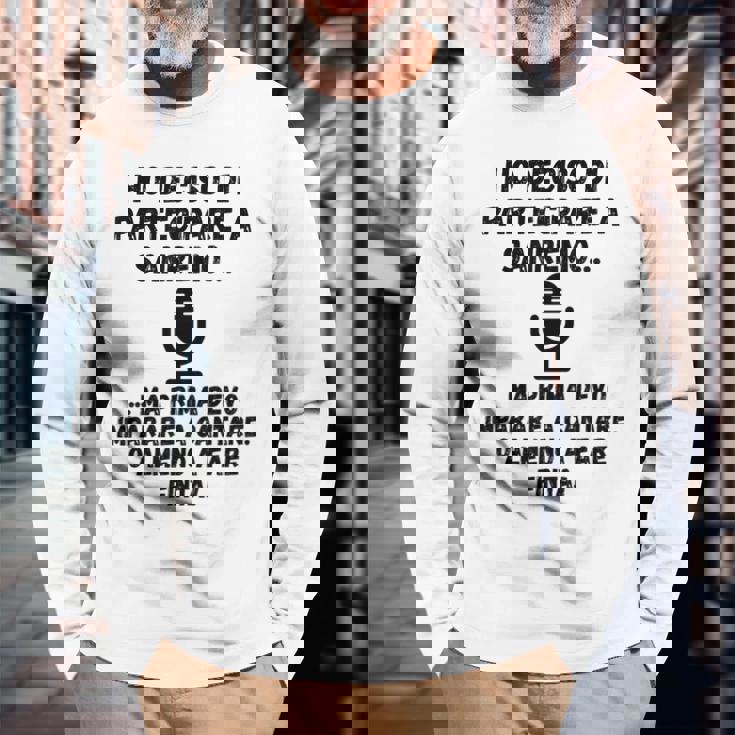 Sanremo 2025 Expression シャツ 長袖Tシャツ 高齢者への贈り物