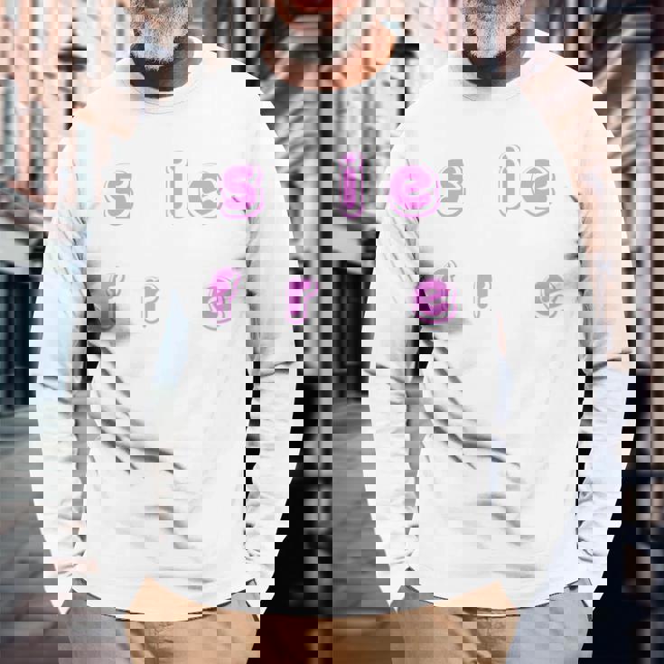 Smile-For-Me 長袖tシャツ 長袖Tシャツ 高齢者への贈り物