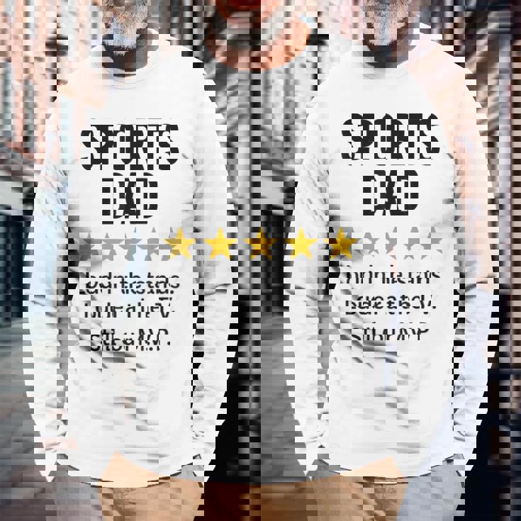 Sports Dad Loud In Thetands MVP 引用 長袖Tシャツ 高齢者への贈り物