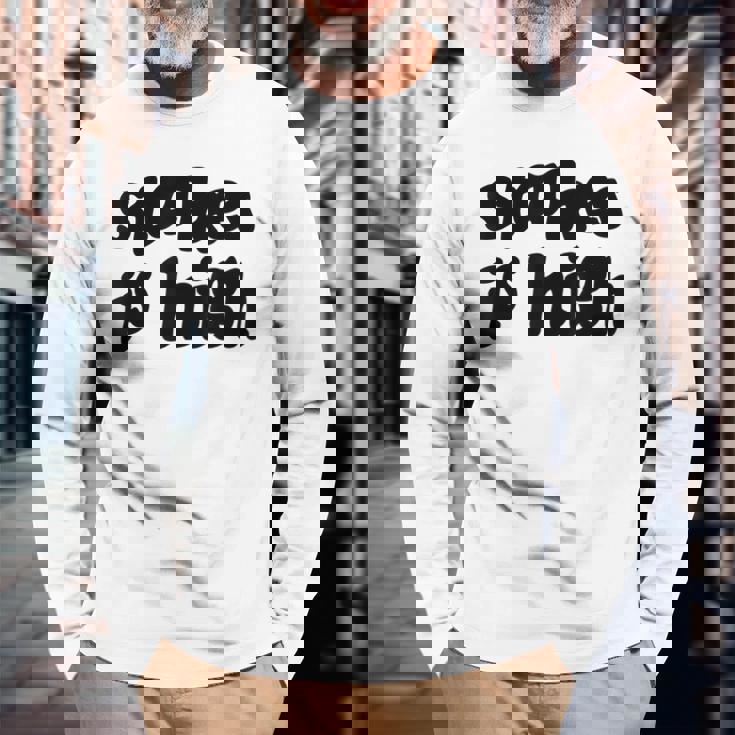 Stakes Is High 長袖Tシャツ 高齢者への贈り物