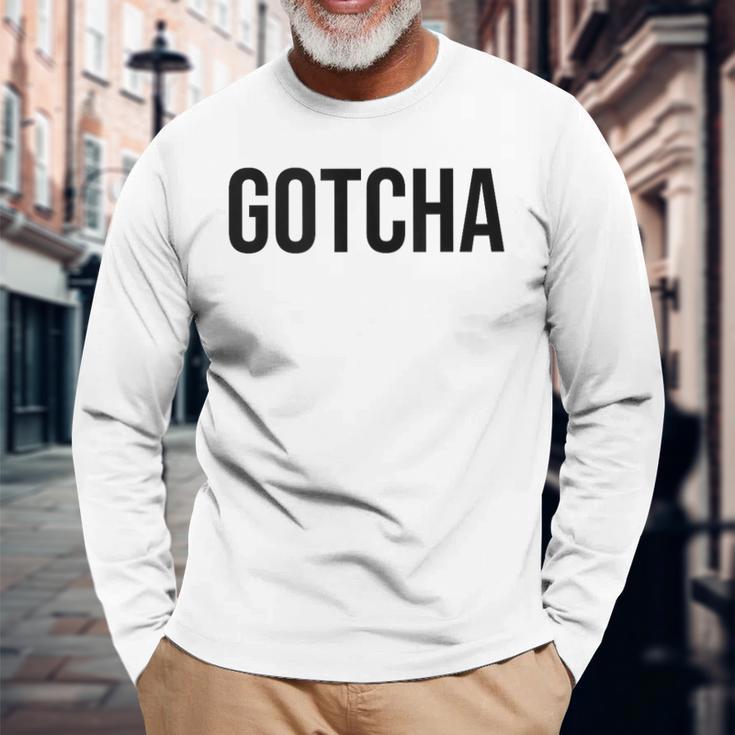 Te Pillé In Mangas Camiseta de manga larga Regalos para ancianos