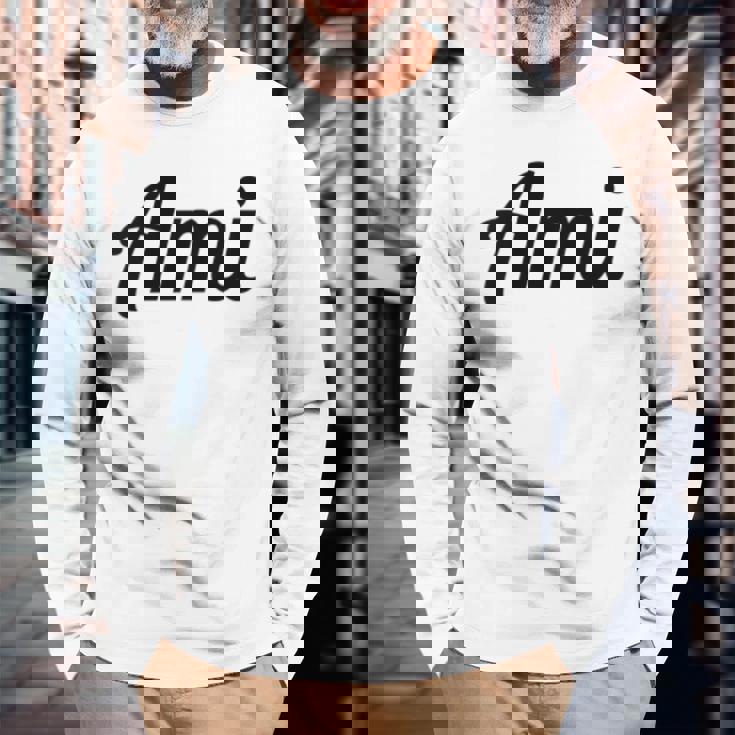 Top Thatays The Name Ami 長袖Tシャツ 高齢者への贈り物